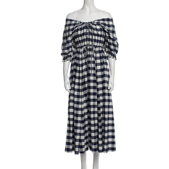 ISO!! In search of!! Do not buy this! Doen Victoire dress in navy plaid - Picture 1 of 2
